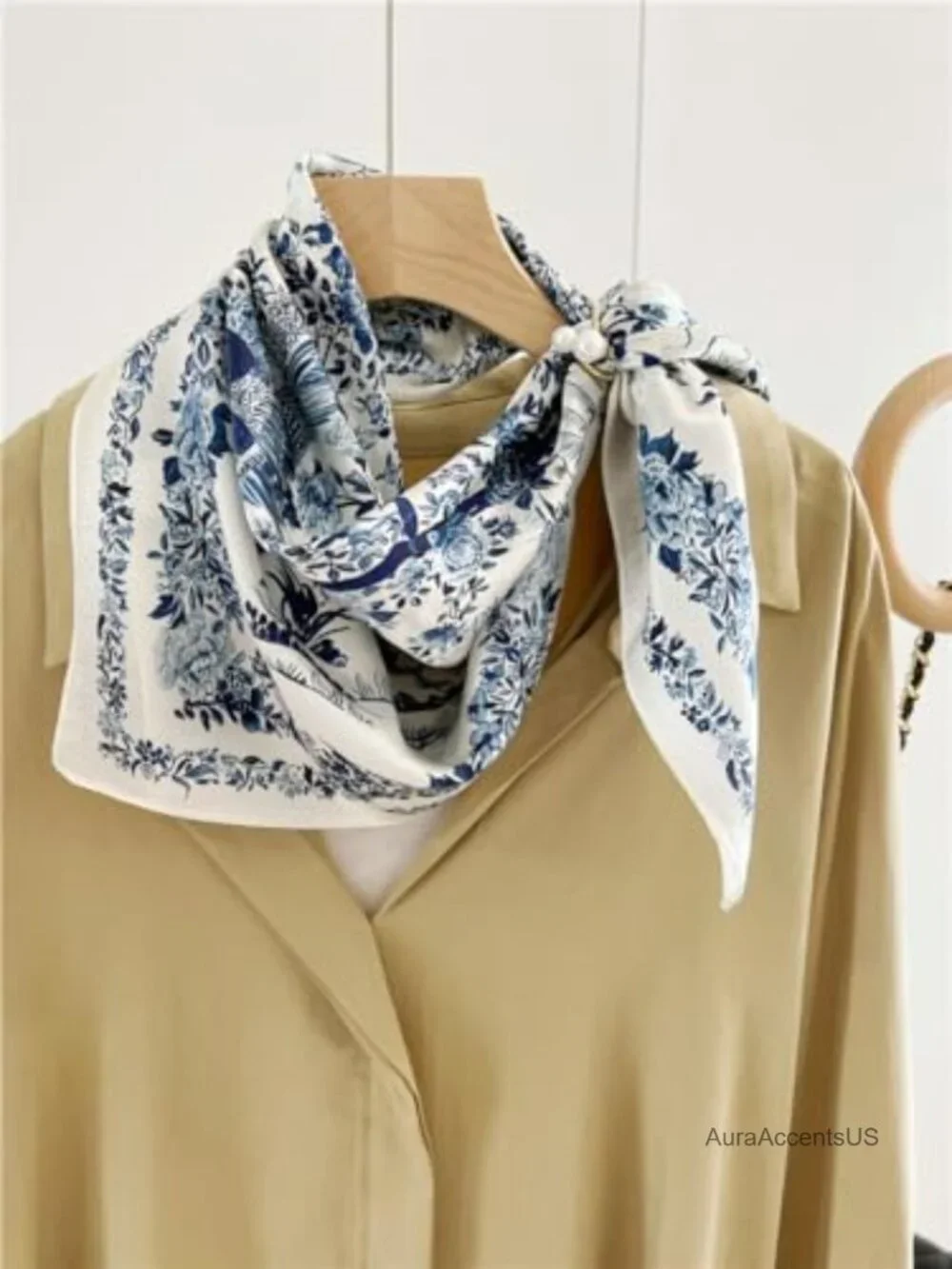 100% Pure Mulberry Silk Square Scarf: 26
